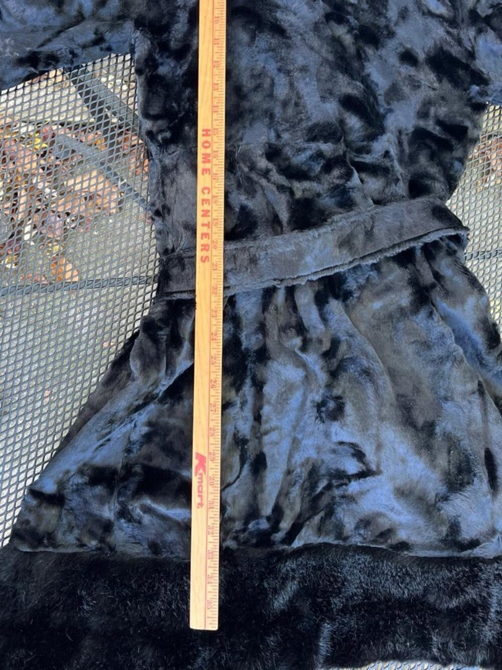 Vintage Black Lykafur Faux Fur Coat. - Picture 8 of 8
